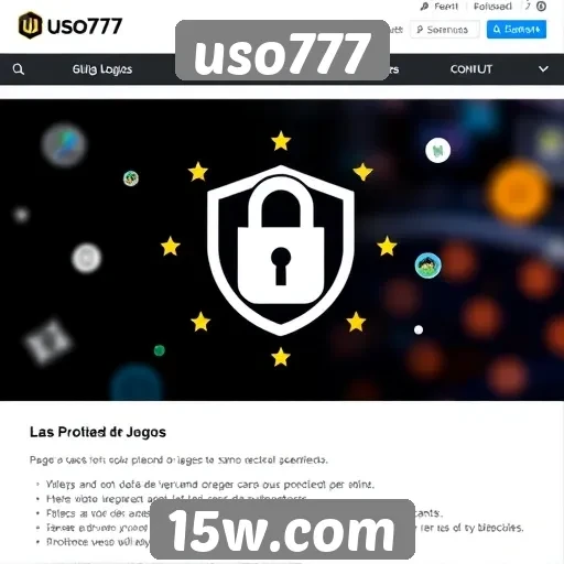 Análise da segurança do site de jogos uso777
